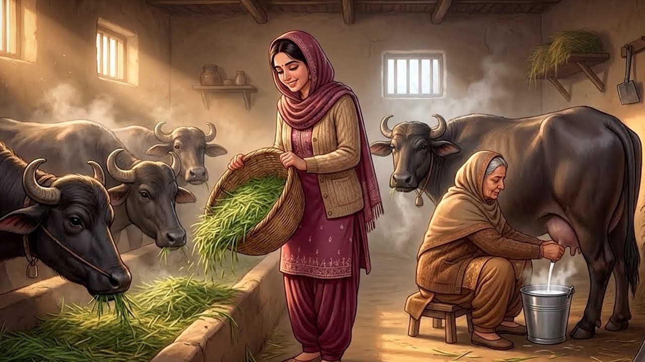 A Foggy Winter Morning in a Punjabi Village | Cozy Family Life & Pinni Making ASMR