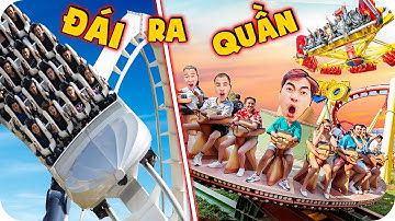 Thái Chuối 1 Ngày Chơi Hết Trò Chơi Cảm Giác Mạnh Trong Công Viên Rồng