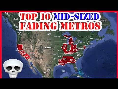 Why Americans are ESCAPING These 10 Mid-Sized Metros | The Top 10 Mid-Sized Metros LOSING Population