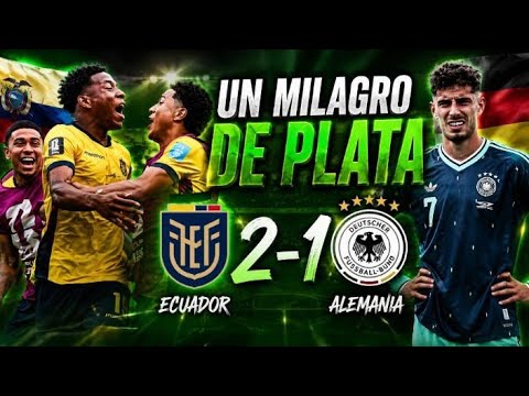 ¡OCURRIÓ EL MILAGRO! 😱 Ecuador le ganó 2 a 1 a ¡ALEMANIA! Y está en 16avos - Pitazo Inicial