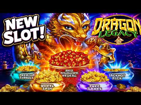 NEW SLOTS! DRAGON LEGACY METAL and TRIPLE TREASURE POTS SPIN at CLUB FORTUNE Casino!