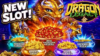 NEW SLOTS! DRAGON LEGACY METAL and TRIPLE TREASURE POTS SPIN at CLUB FORTUNE Casino!