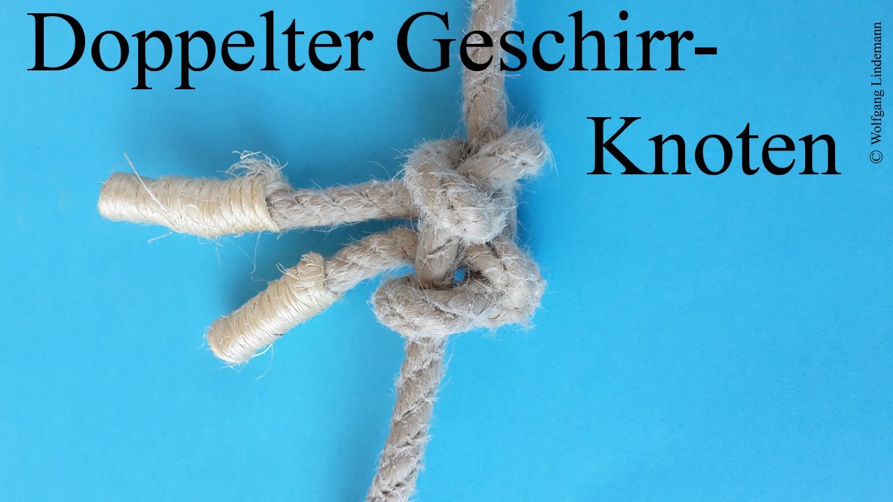 Doppelter Geschirrknoten (Double Harness Bend)