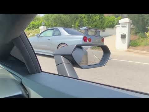 1000HP Nissan R34 Skyline POV Supercharged Lamborghini Huracan vs
