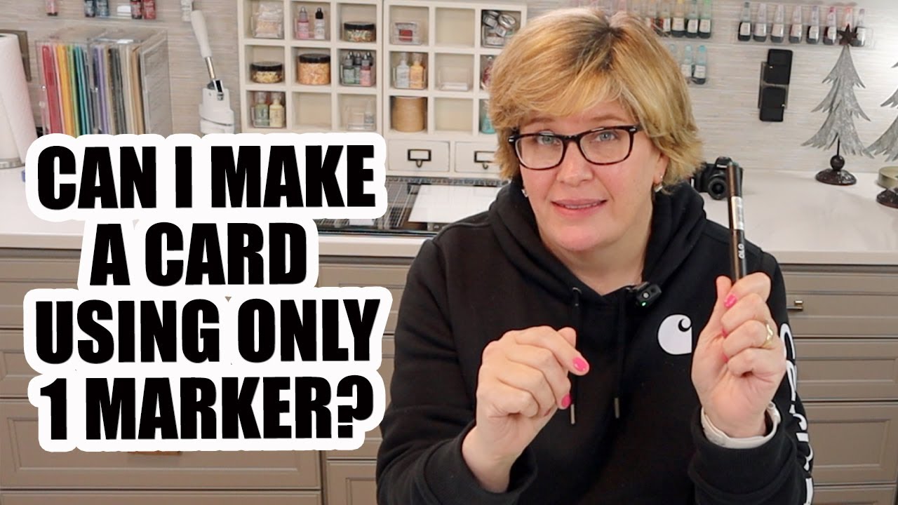 See How Easy It Is To Make A Card Using Only 1 Marker! - YouTube