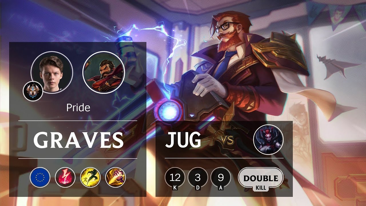 Graves Jungle vs Elise - EUW Challenger Patch 9.17