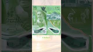 Barbados - 5 Dollars #collecting #money #notes #banknotes #america #Barbados