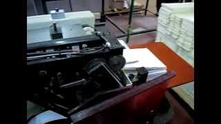 book spine taping machine