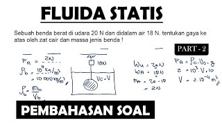 Pembahasan Soal Fluida Statis Fisika SMA Kelas 11 Part 2 Pembahasan Soal Fluida Statis Fisika SMA Kelas 11 Part 2