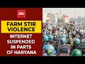 Internet services suspended in parts of haryana  farmers rally live updates  breaking news