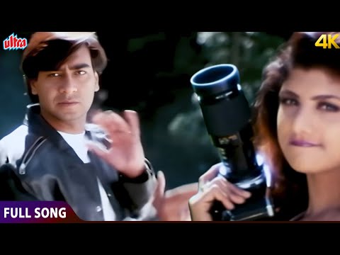 Jabse Tumko Dekha Hai 4K Ajay Devgan Rambha Romantic Song Kavita Krishnamurthy 