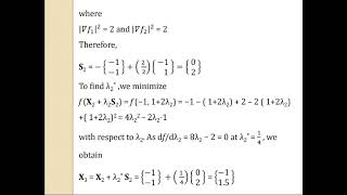 Non Linear Programing