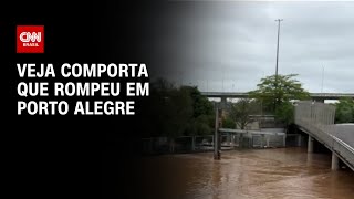 Veja comporta que rompeu em Porto Alegre | BRASIL MEIO-DIA