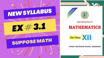 Class 12 Exercise 3.1 (COMPLETE) | Differentiation | Sindh Board (New Course)