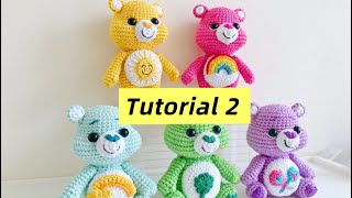 [ENG SUB]Cute bear free pattern and tutorial 2 Update