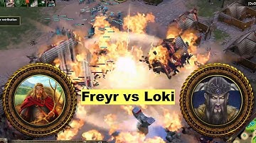 Freyr vs Loki | 1v1 Ranked | Age of Mythology Retold