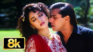 Dekha Hai Pehli Baar | 8K Video Song | Alka Yagnik | SPB | Madhuri Dixit | Salman Khan | Saajan