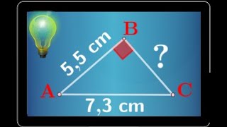 Savoir utiliser le théorème de Pythagore pour calculer des longueurs • Exemples Quatrième Troisième