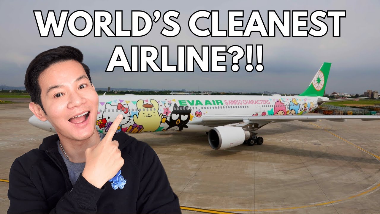 EVA Air Economy Flight Review: WORLDS CLEANEST Airline + BEST Food?!