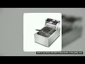Commercial desktop stainless steel deep fryer Western kitchen French fries machine fried chicken ove