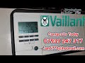 Vaillant boiler faulty repaired  water pressure issue filling loop  open and F75 Birmingham uk