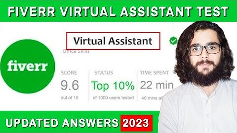 Fiverr Virtual Assistant Skill Test Answers 2024 | Fiverr VA Skill Test