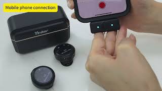 Yinker Wireless Lavalier Microphoneoperation Demonstration Sharing