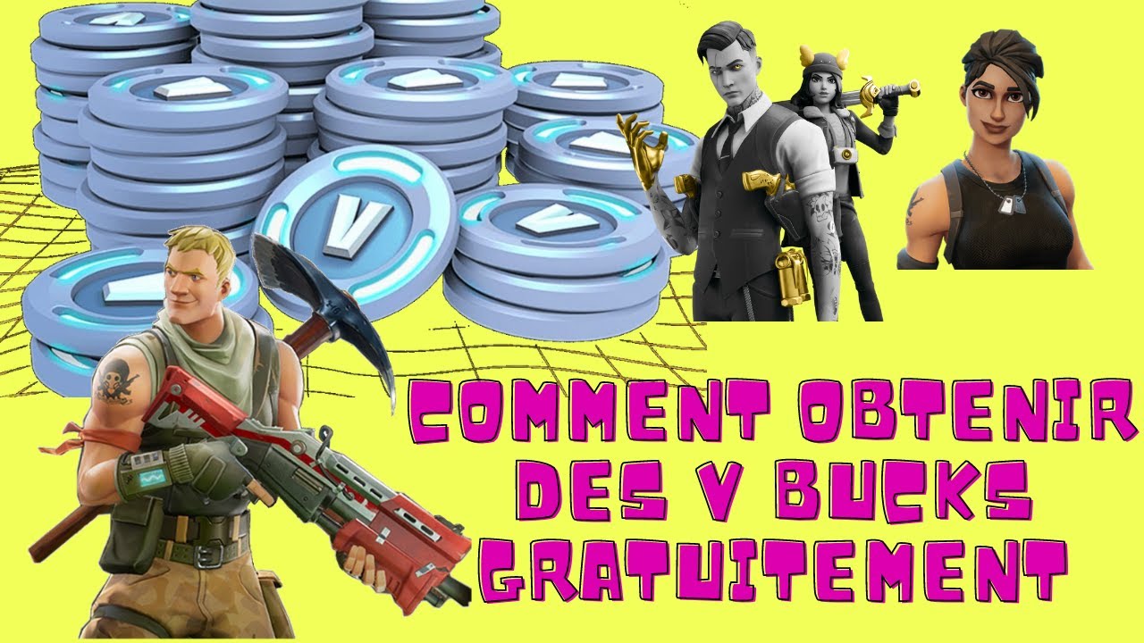 Comment obtenir des v bucks gratuitement - YouTube