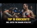 Top 10 KOs From ONE: ENTER THE DRAGON Athletes | ONE Highlights