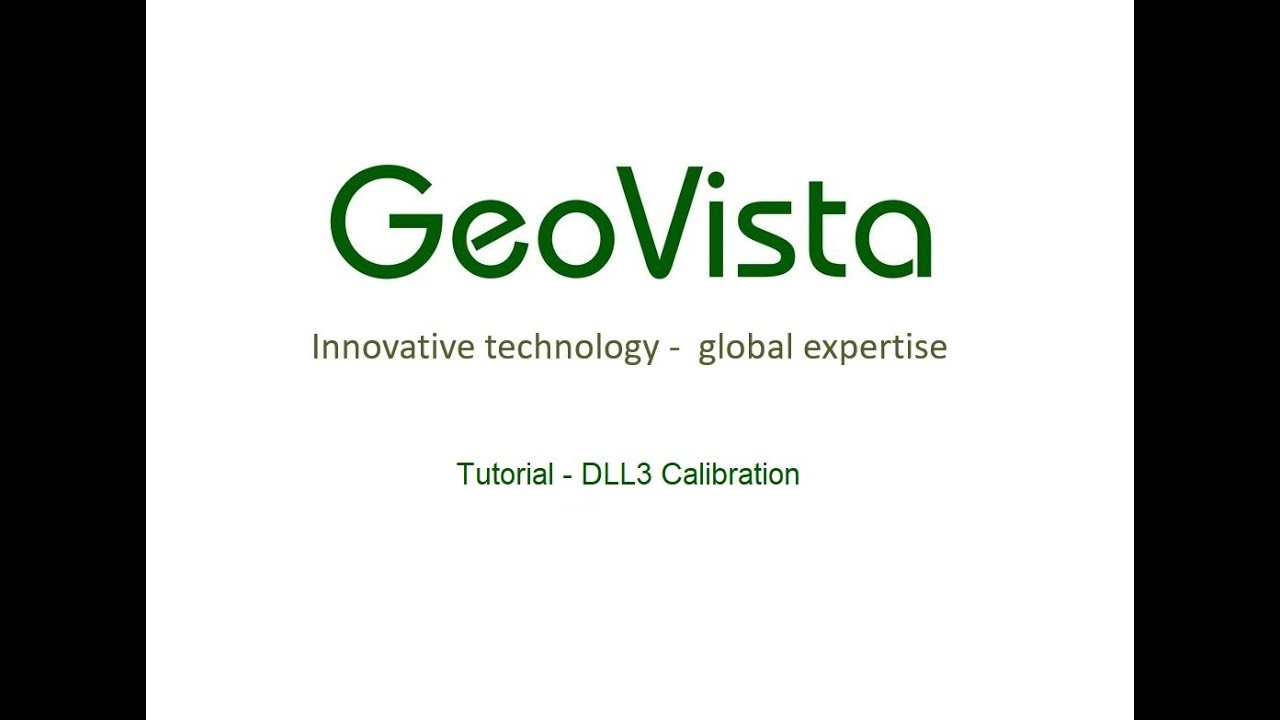 Tutorial - Calibrating the Geovista DLL3 probe