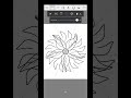 Autodesk sketchbook drawing flowers 🌹#shorts #ytshorts #flowers