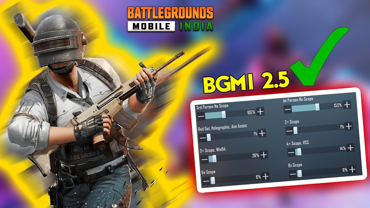 BGMI 2.5 Secret Sensitivity Settings For High Headshots and Accuracy ❌✅ - FarOFF BGMI