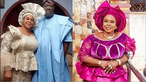 Yoruba Actor,Taiwo Hassan Ogogo Celebrates His 1st Wife After Forgiving Him For Taking Another Wife