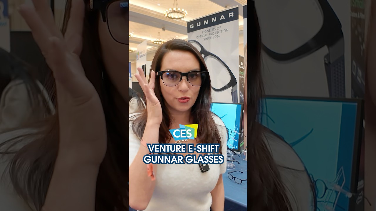 New Lens Shifting Glasses from Gunnar at CES 2025! 
