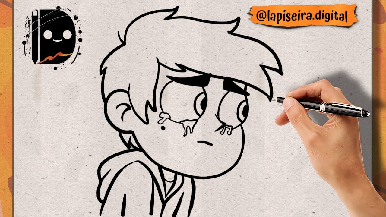 Como desenhar Marco diaz de star vs forças do mal passo a passo