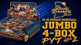 25-26 Bowman Basketball Jumbo 4-Box PYT #2