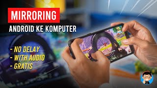 Download lagu Cara Mirroring Android ke Komputer | No Delay Tajam dan Gratis - SCRCPY