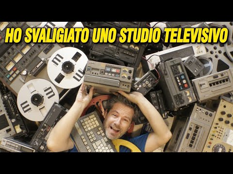 I Raided a 90s TV Studio - Dumpster Diving Feat. @Luk74Channel