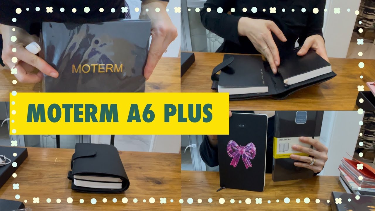몰텀? 모텀? 모이텀? 노트 커버 언박싱, 신중한 구매가 필요하다, moterm A6 plus leather cover unboxing