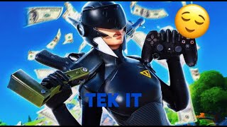 Fortnite highlights #2 (Tek it) ft. @Dvrk4k