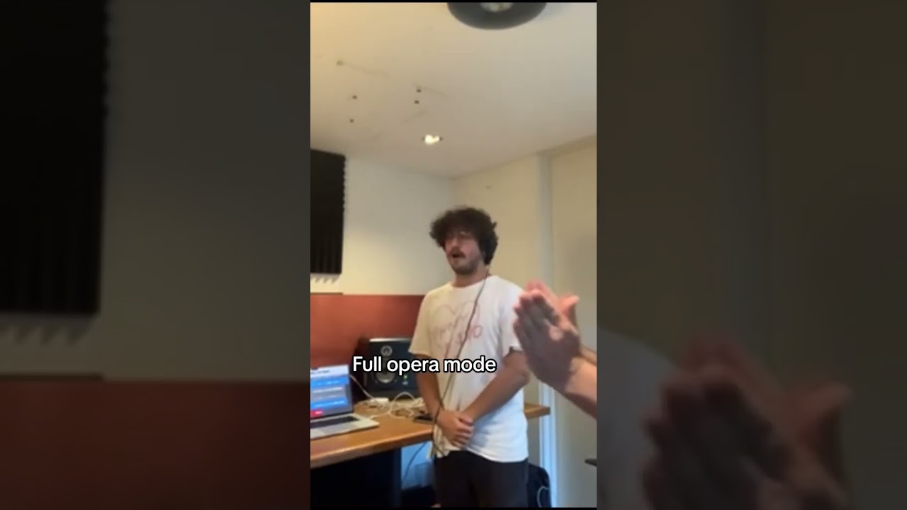 What it’s like working with Beso Palma. Watch me try my hand at Opera.  😶‍🌫️