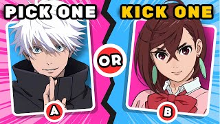 PICK ONE ✅ , KICK ONE ❌ ANIME CHARACTERS 🔥 | ANIME QUIZ screenshot 3