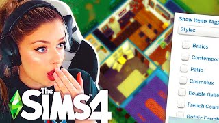 EACH ROOM IS A DIFFERENT STYLE 😱 Sims 4 Build Challenge
