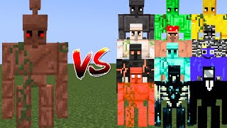 Copper Golem vs All Golems - Minecraft Mob Battle || Copper Golem Vs Iron Golem Vs Diamond Golem