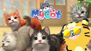 MY CAT PET GAME SIMULATOR, MERAWAT KUCING, BISA DIADU DENGAN KUCING LAIN, DAN BISA JALAN-JALAN screenshot 4