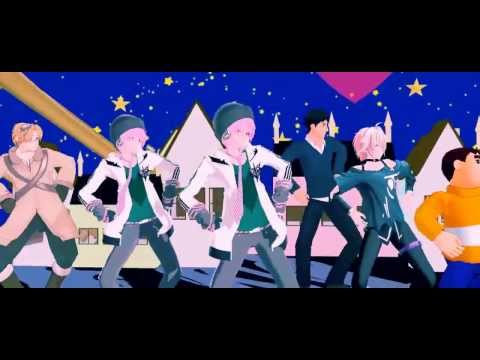 MMD 66(ロロ)･IO 骸骨楽団とリリア With ヘタリア 進撃 ｼﾞｬｲｱﾝ
