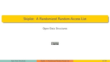 Skiplist: A randomized random-access list