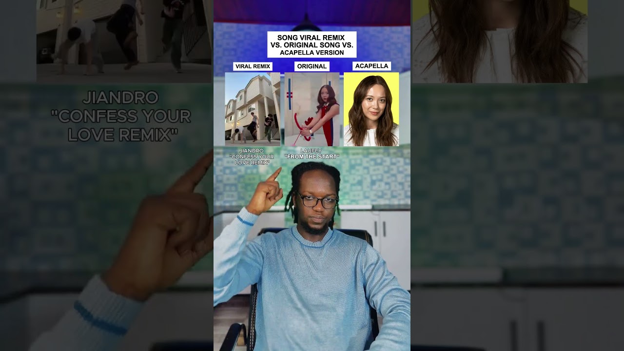 Viral Remix Vs. Original Song Vs. Acapella: Laufey "From The Start (Confess your love Remix) 