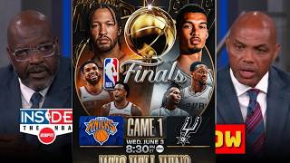Inside The NBA | Shaq & Chuck preview for Game 1 NBA Finals: Spurs vs Knicks - Wemby or Brunson?