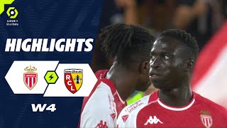 AS MONACO - RC LENS (3 - 0) - Highlights - (ASM - RCL) / 2023-2024